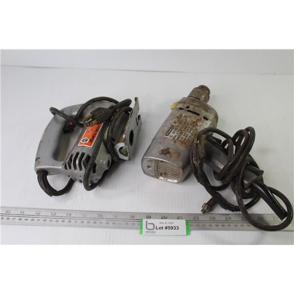Black & Decker Jig Saw (working) - Stanley Electric Drill (working)