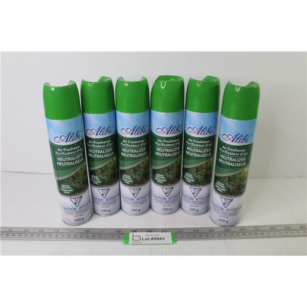 (6) Alibi Air Fresheners (new)