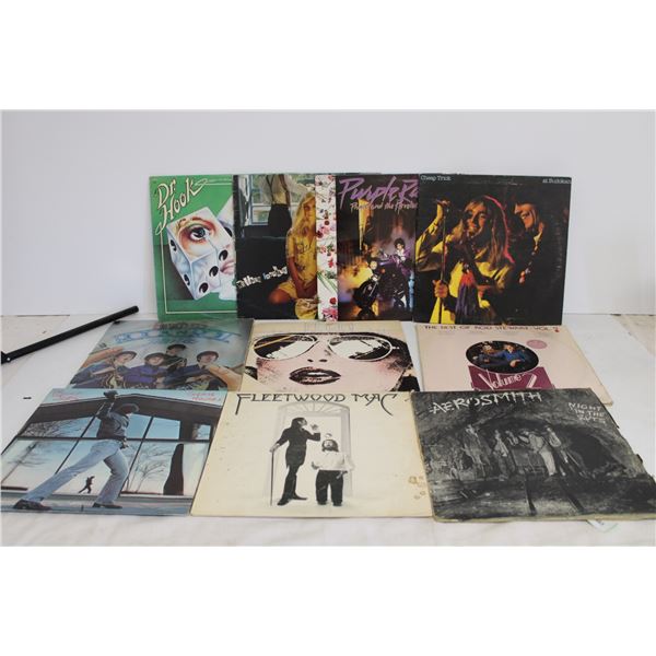 (10) Vinyl Records - Kim Carnes - Dr. Hook - Beatles - Prince - Cheap Trick - Fleetwood Mac