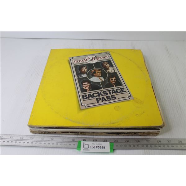 (8) Vinyl Records - Rush - Supertramp - Peter Wolf - Little River Band - Wings Over America