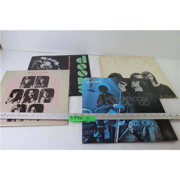 (3) Doors Vinyl Records - (1) Three Dog Night