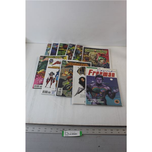 (8) DC Comic Books, Dragonring, Key Issue Crux, Crying Freeman