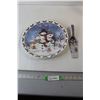 Image 1 : Snoman Plate & Pie Serving Utensil