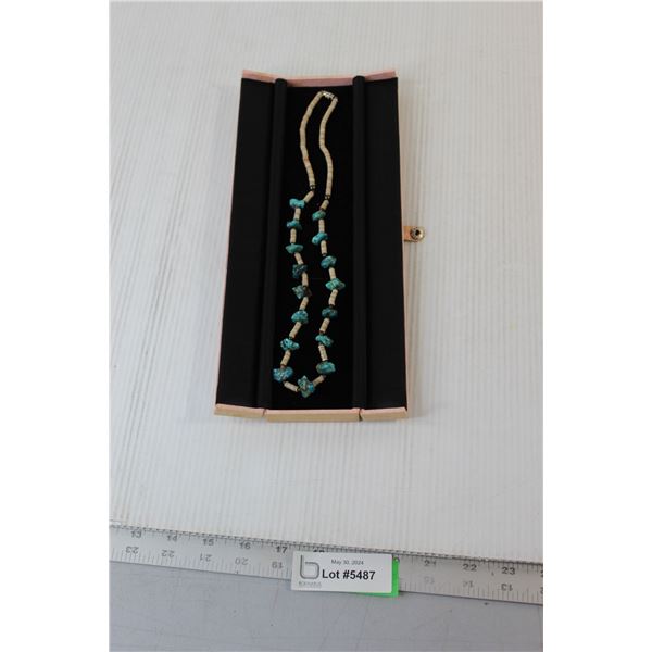 Turquoise Beaded Necklace
