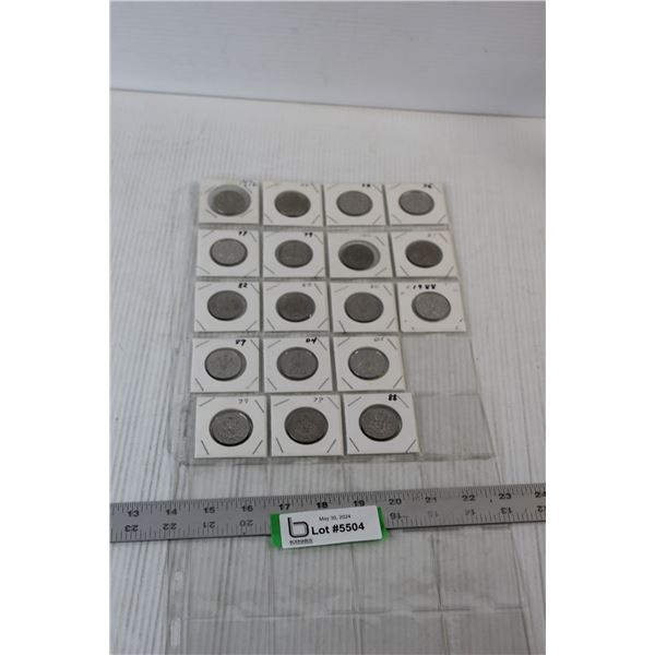 Canadian $0.50 Cent Coins