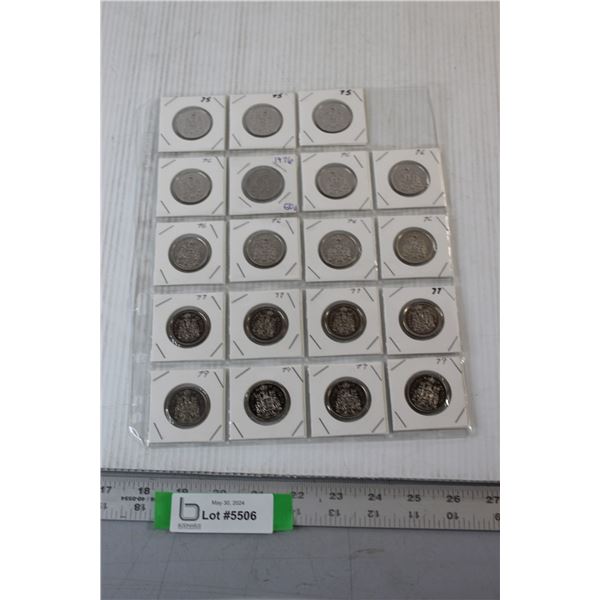 Canadian $0.50 Cent Coins