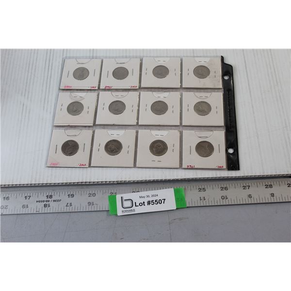 Canadian $0.05 Cent Coins