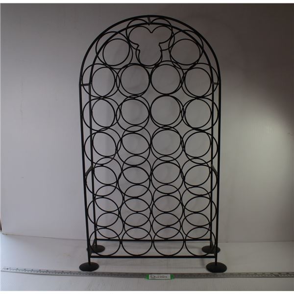 (26) Bottle - Metal Wine Rack Holder