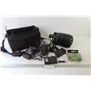 Image 1 : Minolta Video Camera - Battery - Power Cord - Fuji Film - Diamond Case