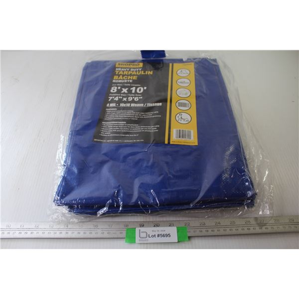 Shopro 8' x 10' Blue Tarp