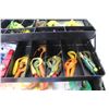 Image 5 : Old Pal Fishing Tackle Box w/ Contents