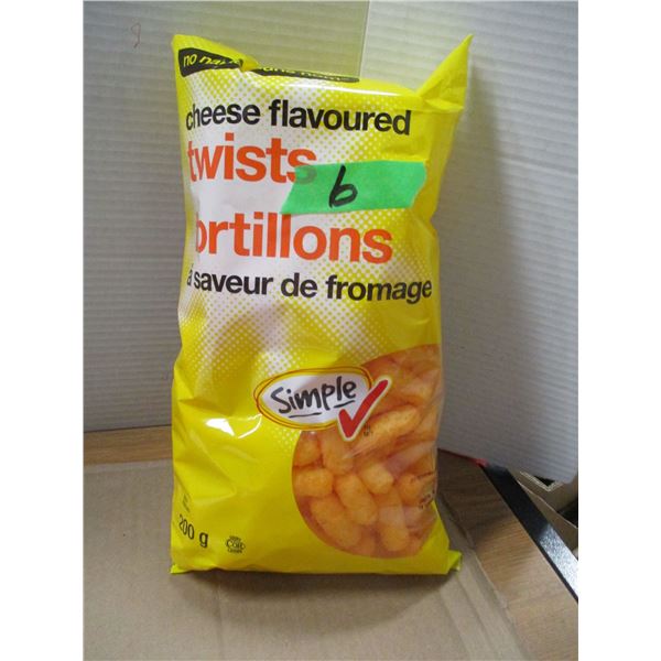 SHELF PULLS (AS IS):  CHEESE TWISTS (200G) - BAG