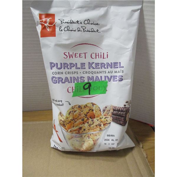 SHELF PULLS (AS IS):  PURPLE KERNAL CORN CHIPS (110G) - BAG