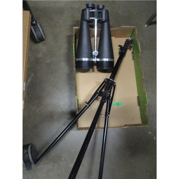 ESTATE:  BINOCULARS & STAND