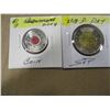 Image 1 : 2004 REMEMBRANCE & 2019 D-DAY COIN SET