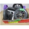 Image 1 : FLAT C/W ASSORTED WHEELS