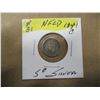 Image 1 : 1941C NEWFOUNDLAND SILVER FIVE CENT COIN