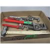 Image 1 : ESTATE:  FLAT C/W PIPE WRENCHES, HAMMER, ETC