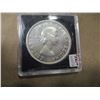 Image 2 : 1957 (3 WATERLINE) CANADA SILVER DOLLAR