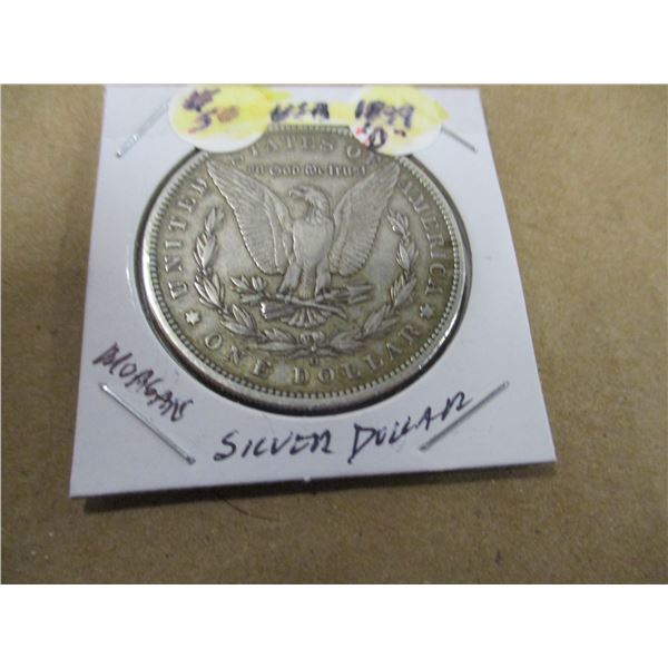 1899 "0" USA MORGAN SILVER DOLLAR