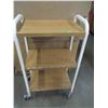 Image 1 : ESTATE:  3 TIER ROLLING SHELF UNIT