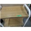 Image 2 : ESTATE:  3 TIER ROLLING SHELF UNIT