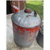 Image 3 : Vintage Oil Pail w/Spout & Galvanized Closed Top Pail w/Spout