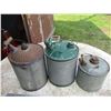 Image 3 : (3) Vintage Gas Cans