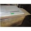 Image 2 : Canada Post Crate w/Casters (54"Lx30"Wx35"T) & Various Pieces of Lumber Table Or Counter Top