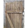 Image 4 : Antique Wooden Barn Door - 26"x63"