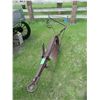 Image 1 : Antique Horse Drawn Single Bottom Plow w/Cast Iron Handles