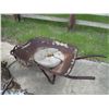 Image 5 : Antique Stone Boat, Wet Stone Stand & Wheel Barrow