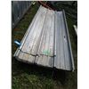 Image 1 : Pallet of 8' Galvanized Metal Roofing - used