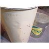Image 2 : Vintage Green Flour Bin w/Storage Container