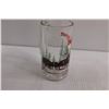 Image 3 : (4) Budweiser Glass Mugs, Alcohol Bottle