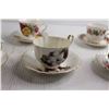 Image 3 : (4) Teacups with Saucers - Queen Anne, Royal Stafford