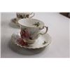 Image 4 : (4) Teacups with Saucers - Queen Anne, Royal Stafford