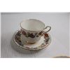 Image 5 : (4) Teacups with Saucers - Queen Anne, Royal Stafford