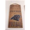 Image 3 : (2) Pairs Wooden Placards - Atlanta Falcons, Carolina Panthers, 6" x 12"