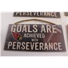 Image 2 : (4) Wooden Placards - Arizona Cardinals, Washington Redskins