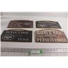 Image 1 : (4) NY Jets Wooden Placards