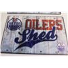 Image 2 : Edmonton Oilers Shed Sign - 12" x 8"