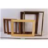 Image 1 : (5) Wooden Frames - Largest 18" Outside Measurement