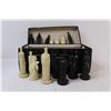 Image 2 : (32) Set of Larger Chess Pieces - 16 of Each Colour