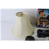Image 3 : (2) Disk Bambi DVDs - Vintage Fishing Reel - Black Shoes Polish w/Color Shine Sponge - Sm Lamp Shade