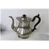 Image 2 : (3) Plated Tea Pots - Cream & Sugar Bowl