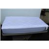Image 1 : **Bed Frame and Twin Mattress - 74" x 37"