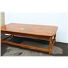 Image 4 : **Wooden Living Room Table - 24" x 52" x 17" H, Some Wear
