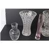 Image 2 : (5) Crystal & Glass Vases