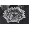 Image 2 : (2) Glass Vases - Glass Dish w/Frosted Edges - Glass